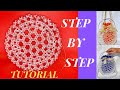 HOW TO COMPLETE YOUR ROUNDED  SHAPE OF YOUR CIRCLE BEADED BAG/HOW TO MAKE A RONDED SHAPED BEADED BAG