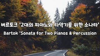 [일간클래식]  버르토크 '2대의 피아노와 타악기를 위한 소나타' (1시간듣기) ♬ Bartók 'Sonata for Two Pianos & Percussion' (1Hour) by Emotional life 1,050 views 2 years ago 1 hour, 1 minute