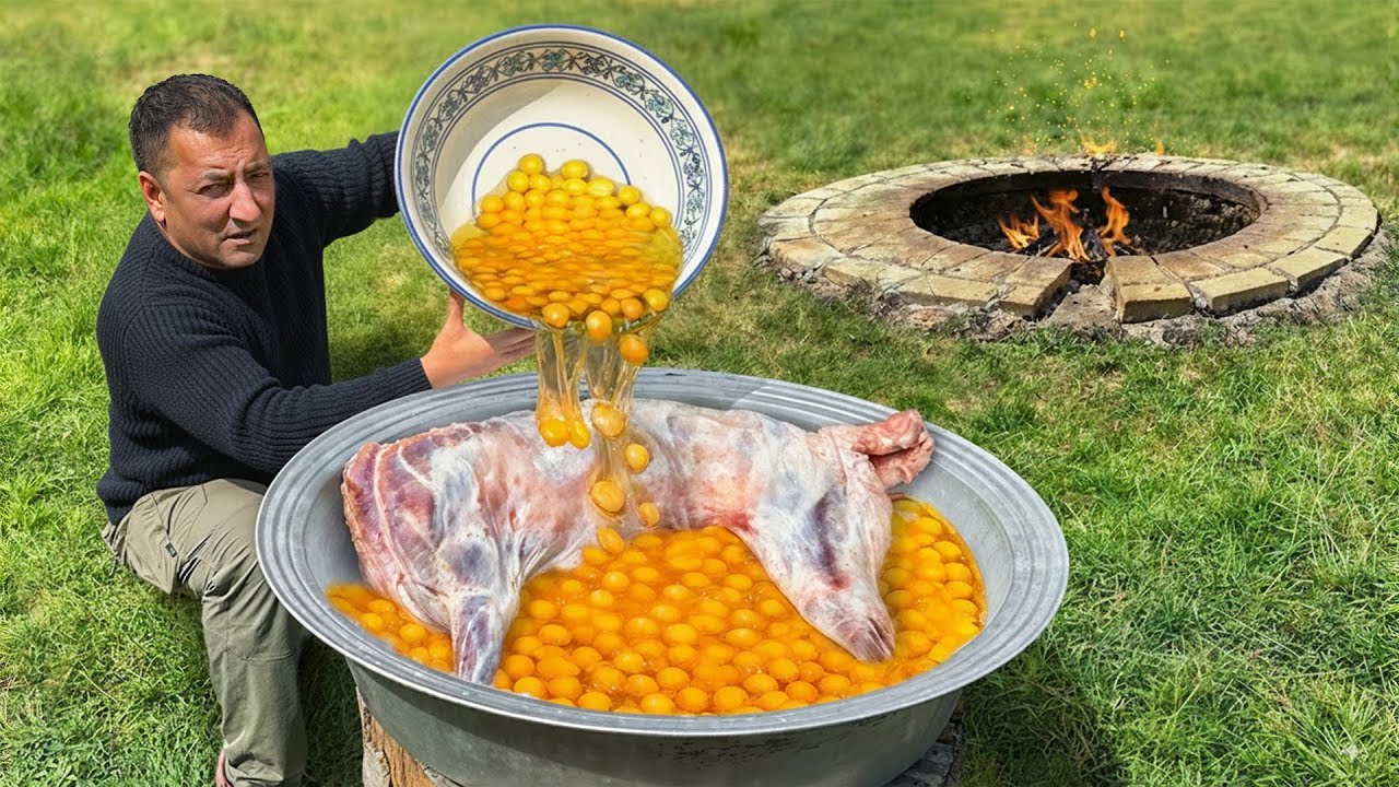 Receita Épica: Cordeiro Gigante + 100 Ovos 😱