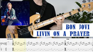 Bass Tabs | Bon Jovi - Livin On A Prayer | Бас табы