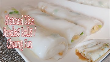Homemade Steamed Rice Noodles Rolls | Cheung Fun|Chinese Rice Noodles Rolls Recipe | |jhen frago