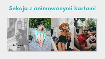 [PROJEKT] Sekcja Z Animowanymi Kartami W HTML i CSS!