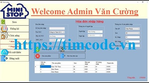 Code  phần mềm quản lý cửa hàng bán giày C#   winform Full báo cáo