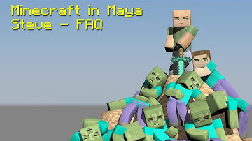 Minecraft in Maya 3D Animation Tutorial - FAQ