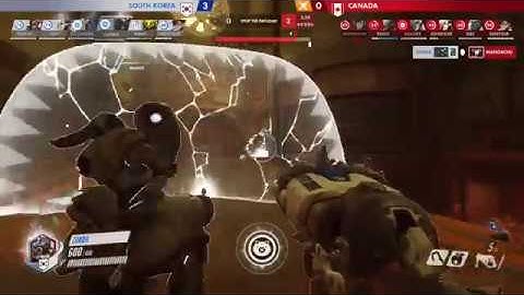 The Most Brutal Baby DVA Stagger Ever! South Korea v Canada - Overwatch World Cup