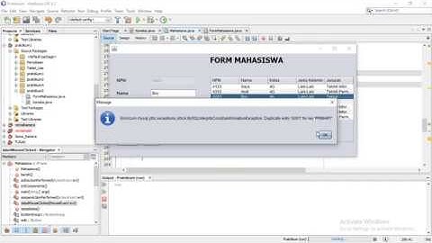 Membuat CRUD Menggunakan Java Programming (Part 2) - Edit (Update) Data