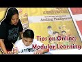 Tips on Effective Online/Module Learning