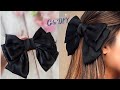 DIY How to Make a Fabric Bow - Sailor Hair Bow Tutorial, Hair Accessories, Hair Clip, Lazos de tela