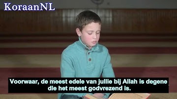Hamza AÏdi – Hoedjoeraat (12-13)  سورة الحجرات- Nederlands