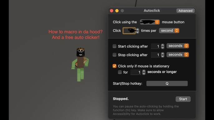 How to auto click on mac for 100% FREE (ROBLOX MINECRAFT) 