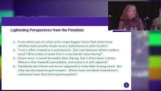 Plenary: Scaling Evidence Across Borders: Trust, Governance, and Data Infrastructure