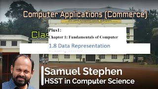 Plus1: Computer Applications(Commerce): Chapter 1: Fundamentals of Computer (sub-section 1.8)