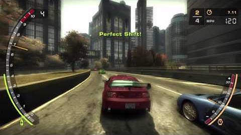 Need for Speed Most Wanted Drag Riverside & Terrace on AI mode