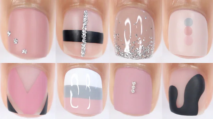 10 EASY NAIL IDEAS FOR SHORT NAILS |  nail art des...