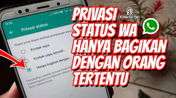 Cara Privasi Status Wa Hanya Bagikan Dengan Orang Tertentu