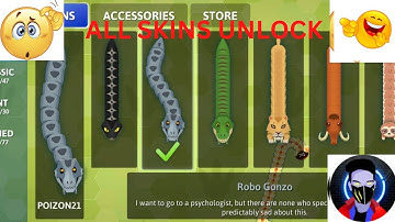 snake io.snake.io all skins unlock .How to unlock all skins snake io.#snakeio#snakeiovideo#io #snake