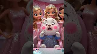 Blue Bearee VS Pink Barbie Doll! Bearee’s Scary First Day At Barbie School #shorts