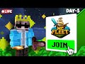 MC FLEET GIVEAWAY | LIVE STREAM DAY #6 @GamerFleet | SUB GOAL- 400 | #minecraftlive