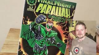 Comics de Green Lantern y G.I. Joe firmados