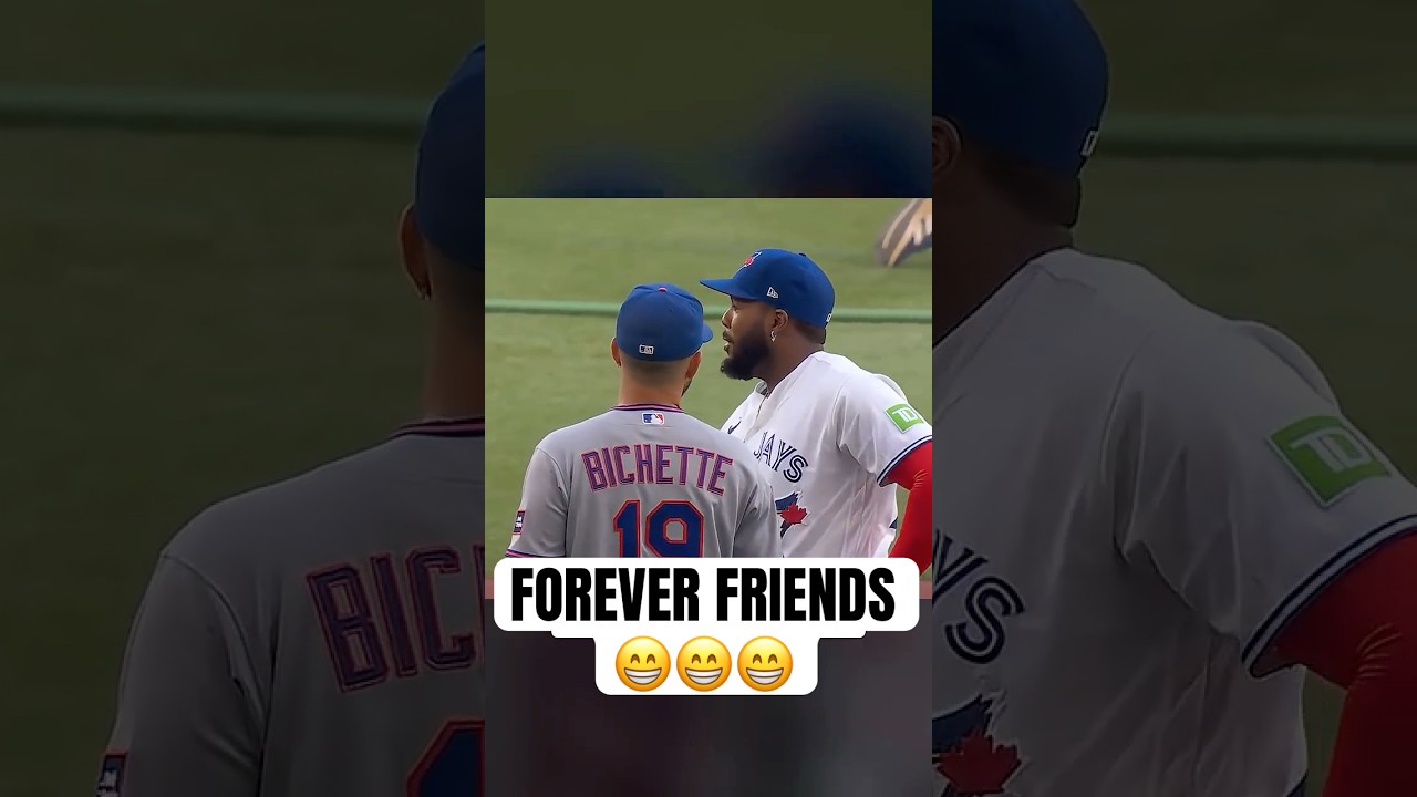 Vladimir Guerrero Jr. and Bo Bichette have an unbreakable bond 🫶 #MLB #Toronto #BlueJays