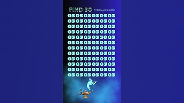 Hidden In Plain Sight! Find "30". #shorts