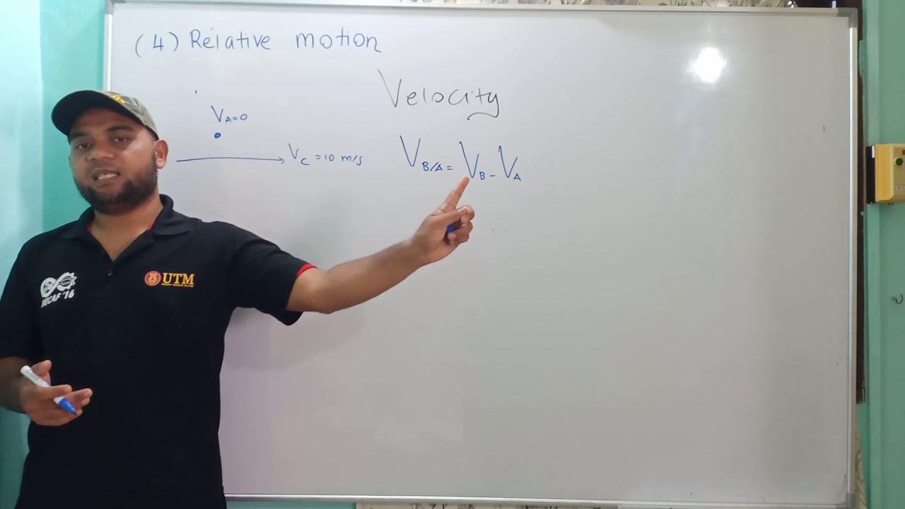 DYNAMICS Chapter 4 Relative Motion 01 - YouTube