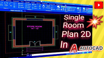 Single Room Plan 2D For Beginners || Autocad || Plan Full Concept In Nepali