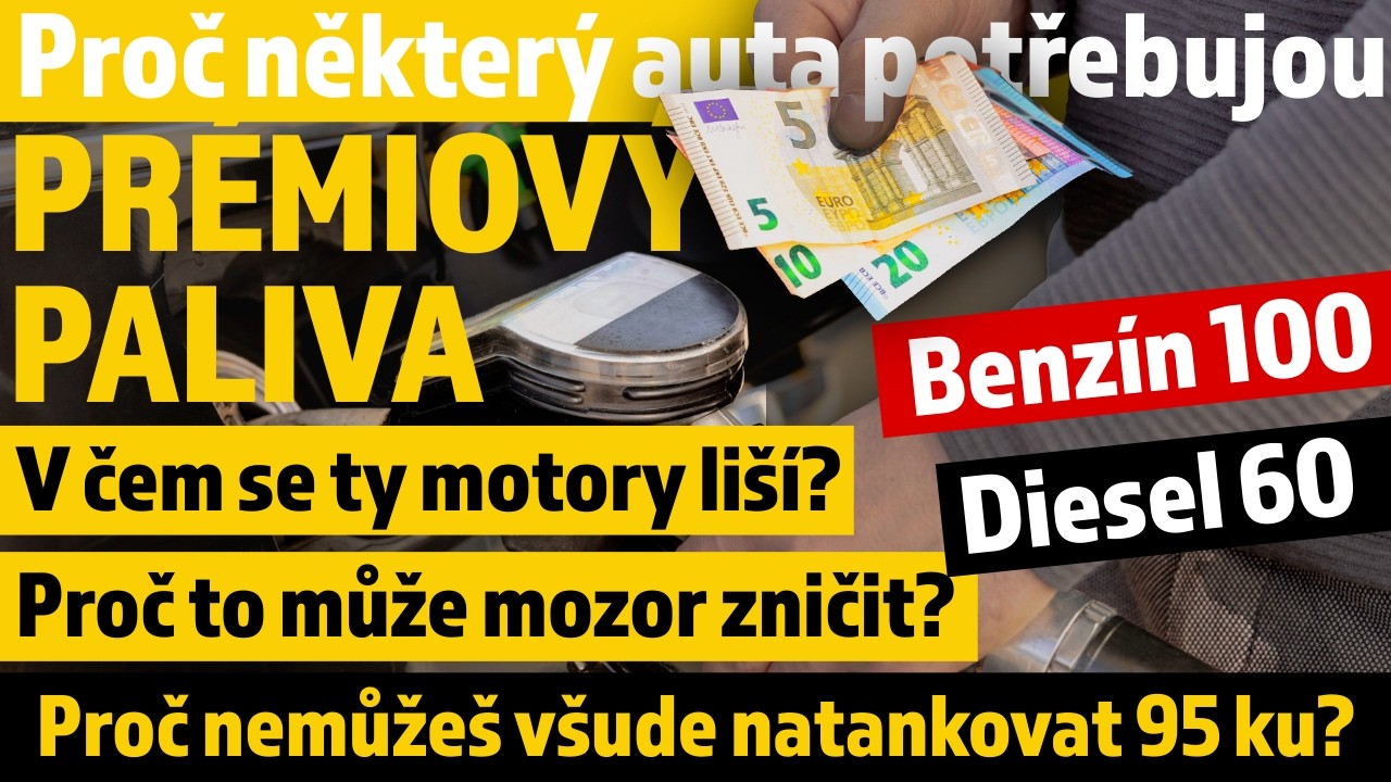 Proč nějaký motory vyžadujou prémiová paliva? V čem se liší a proč 95ka může motor zničit?