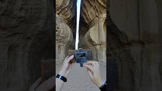 Shooting 2000 Year-Old Tombs On A 130 Year-Old Panoramic Camera 🎞️ #expiredfilmclub #hegra #fyp