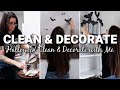 CLEAN & DECORATE WITH ME 2025 | HALLOWEEN DECORATING IDEAS | WHOLE HOUSE CLEANING MOTIVATION