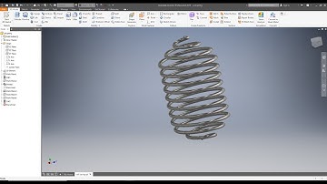 Autodesk Inventor | Coil Spring | Design | 2019 | NVIDIA GeForce GTX 1070 8GB