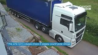 Lorry Driver Causes Chaos In Sleepy Countryside Village