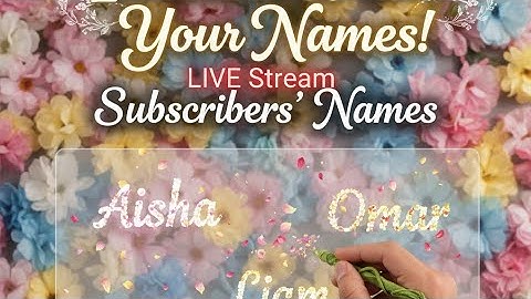 Writing Subscribers’ Names in Beautiful Cursive | Ibrahim’s Handwriting Special 💖(14,Nov. 2025)