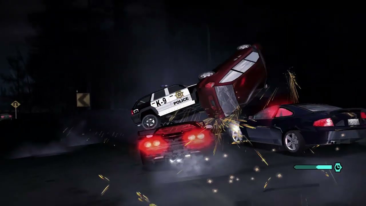 Need For Speed: Carbon police pursuit in a Canyon #2