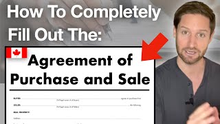 Agreement of Purchase And Sale Completely Filled Out, Ontario Canada