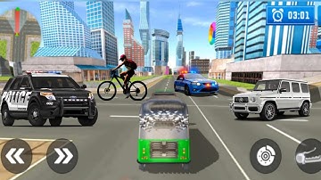 🏞️🛺Bicycle Tuk Tuk Auto Rickshaw!Driving Games,🏞Grand rickshaw🛺 mobile gameplay 08 Android/iOS