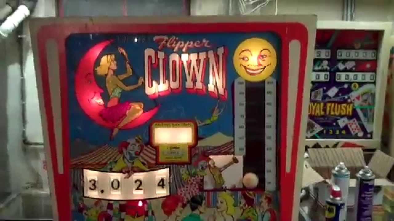 flipper clown pinball machine repair YouTube
