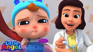 Doctor Knows Best - Sick Song | Little Angel And Friends Kid Songs