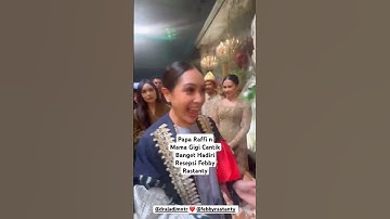 Papa Raffi dan Mama Gigi Cantik Banget Hadiri Resepsi Pernikahan nya Febby Rastanty