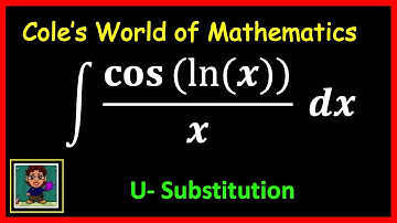 Integral of cos(ln x)/x ❖ Calculus 1 ❖ U-Substitution