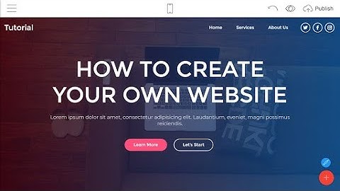 Create a website on webnode
