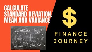 CALCULATE MEAN, SD, VARIANCE (Download formula for free) CFA LEVEL 1