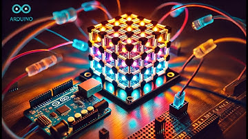 "DIY 3D LED Cube with Arduino | Step-by-Step Guide! 🔥"
