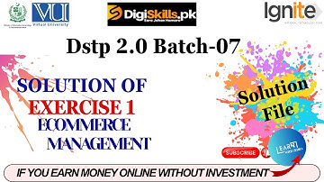 ecommerce exercise 1 batch 7 digiskills | dstp 2.0 batch 07 ecommerce exercise 1 solution
