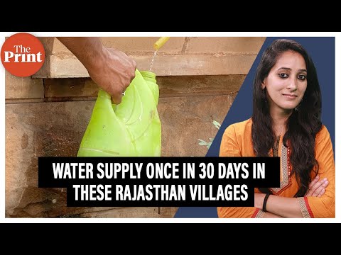 Residents of Rajasthan caught in a slugfest as parties politicise the issue of water