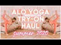 SUMMER 2020 ALO YOGA TRY-ON HAUL ☀️  // trying on all the brand new Alo Yoga!