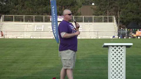 2012 Waushara County Relay For Life Opening Speech - PART 2