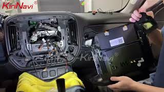 KiriNavi GMC Sierra Android Head Unit 14.4 inch Installation Tutorial Car Stereo Radio Navigation