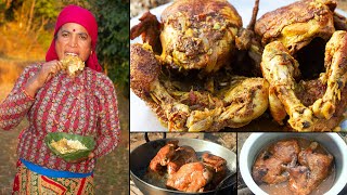 Whole Chicken Recipe || How to Cook Whole Chicken || Outside Cooking || KanchhiKitchen