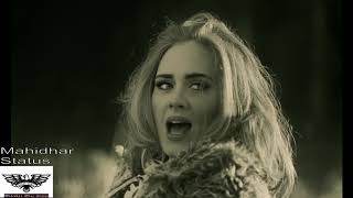 Whats up Status English Adele Hello